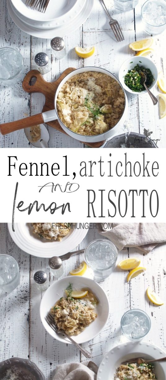 Fennel, Artichoke & Lemon Risotto 