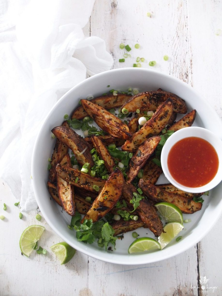 Crunchy Indian Spiced Potato Wedges