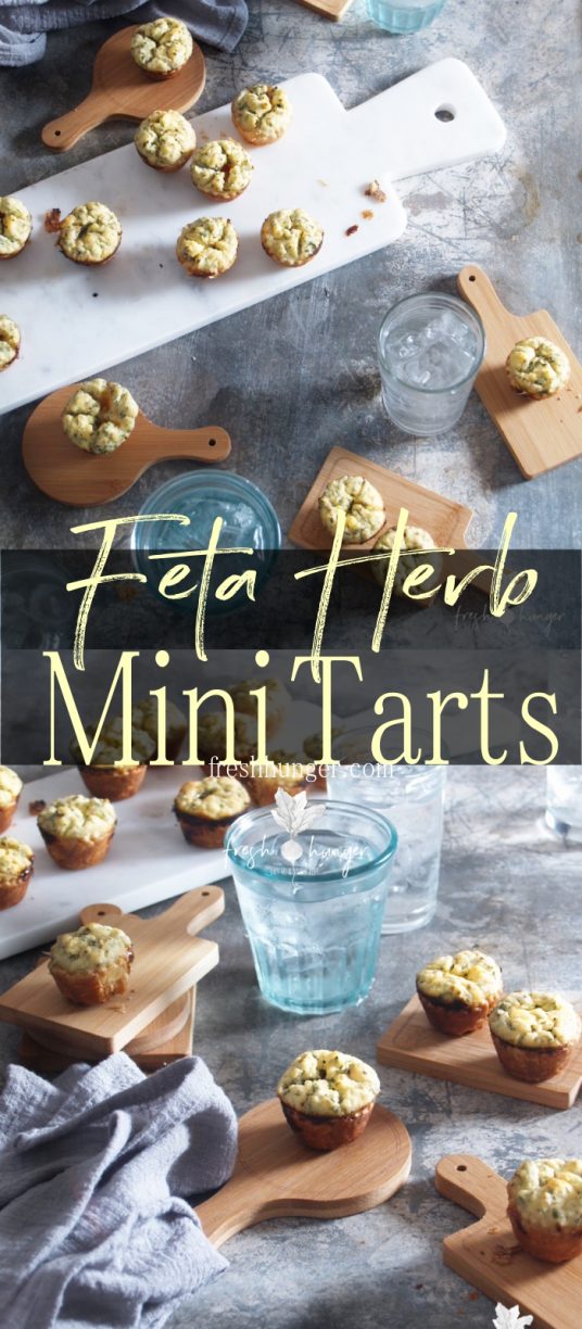 Feta Herb Mint Tarts