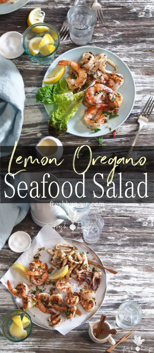 Lemon Oregano Seafood Salad 
