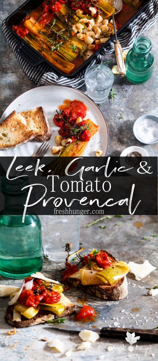 Leek, Garlic & Tomato Provencal 