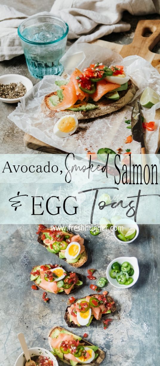 Avocado, Smoked Salmon & Egg Toast