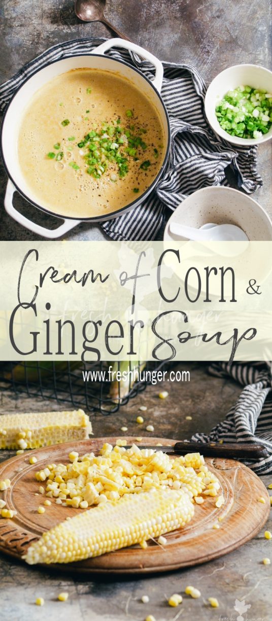 Cream of Corn & Ginger Soup