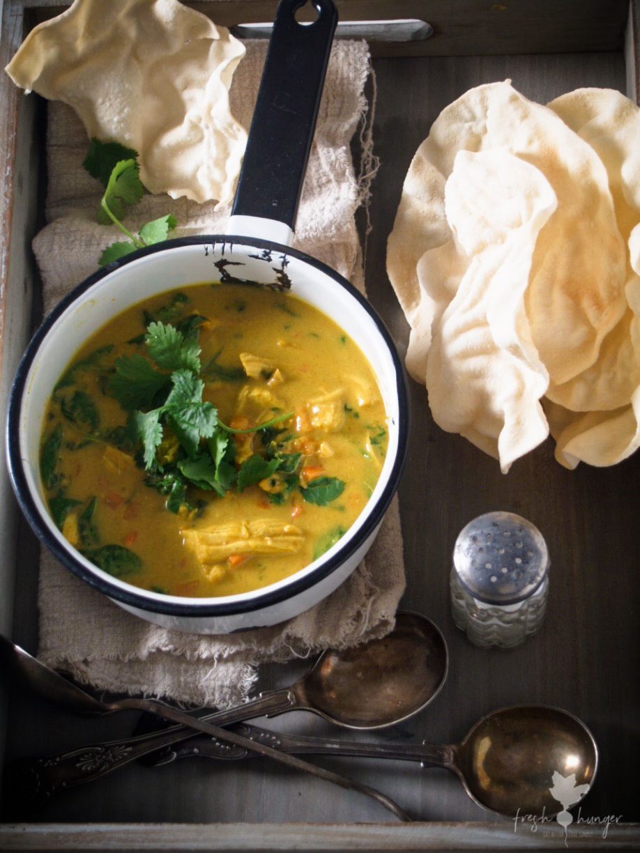Golden Curry Chicken Soup