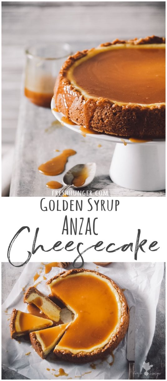 Golden Syrup Anzac Cheesecake