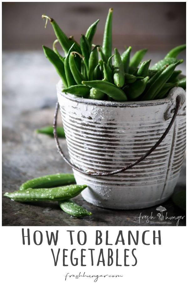 How to blanch vegetables