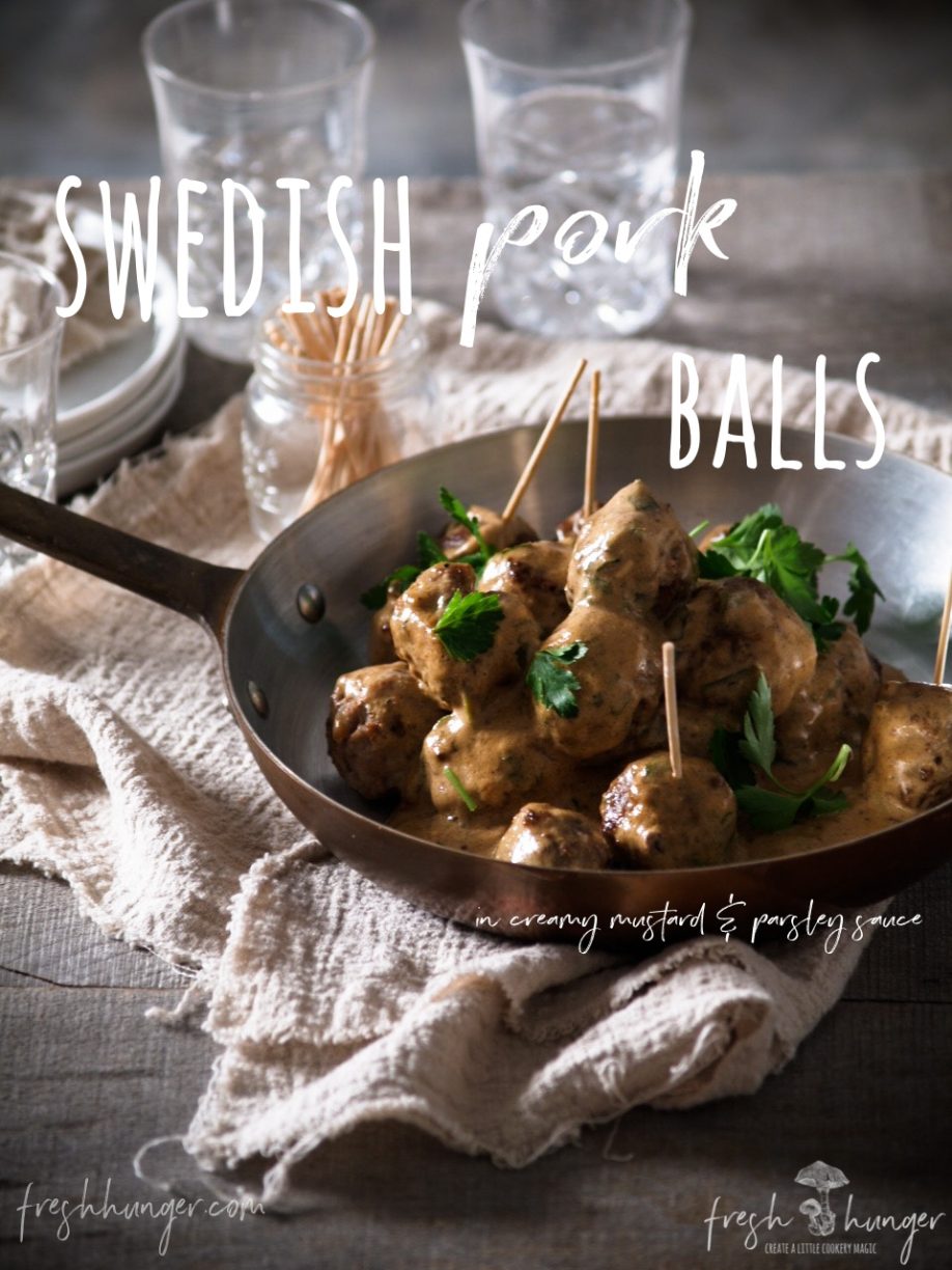 swedish pork meatballs