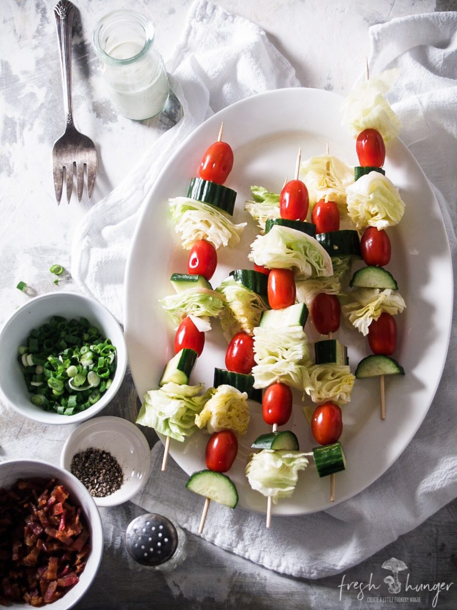 garden salad skewers