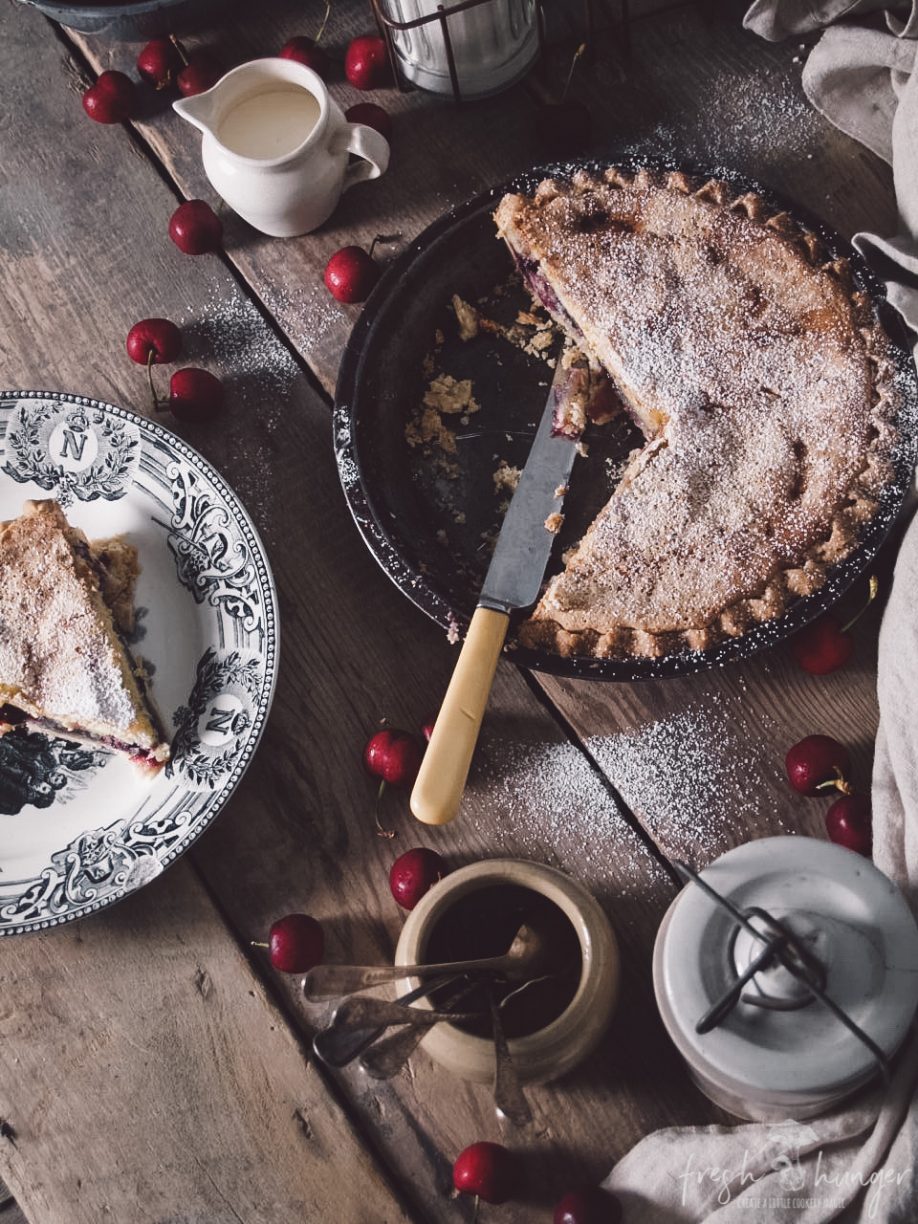 the easiest (& the best) cherry pie