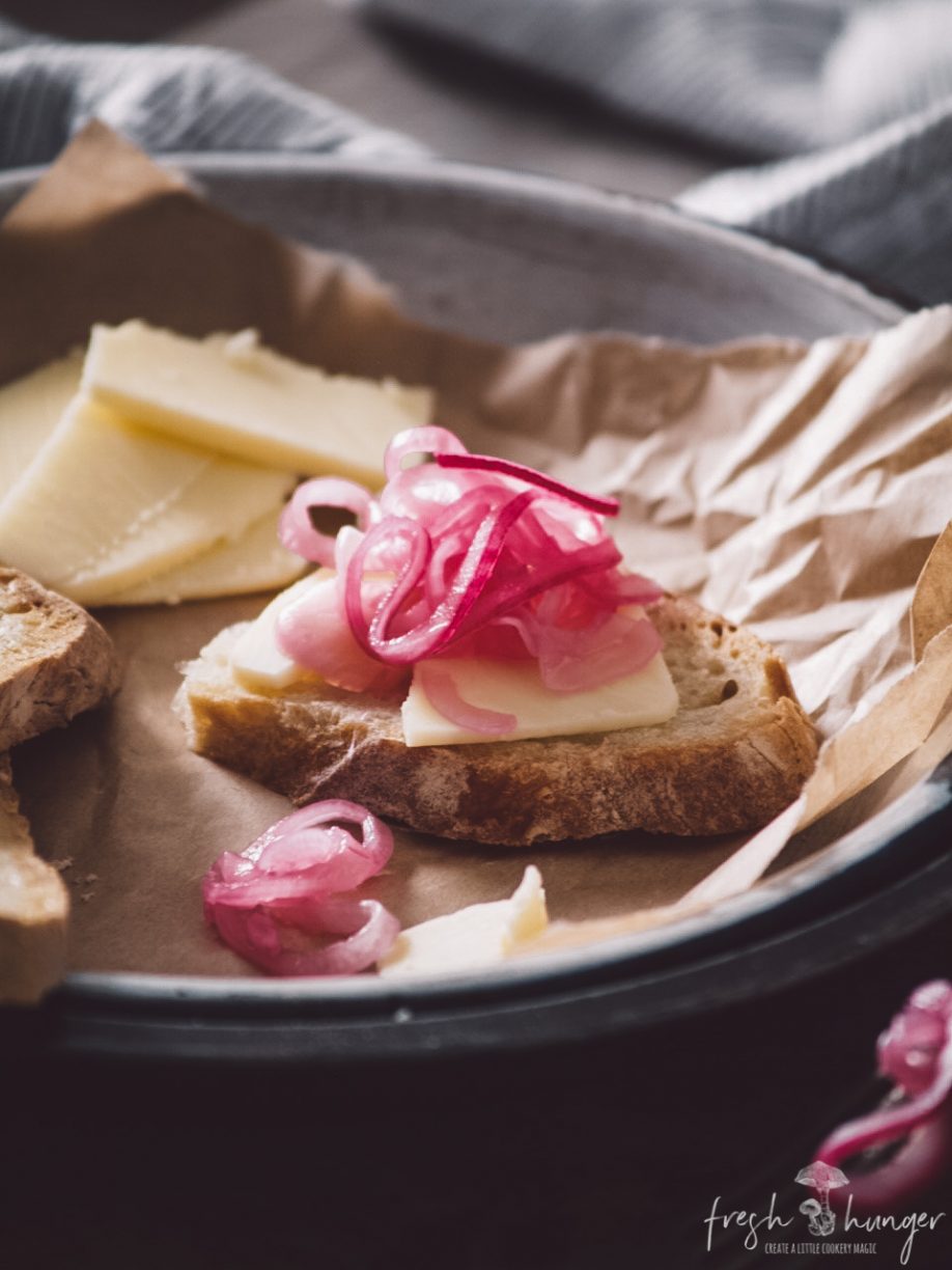 quick pickled red onions & the best vinegar to use