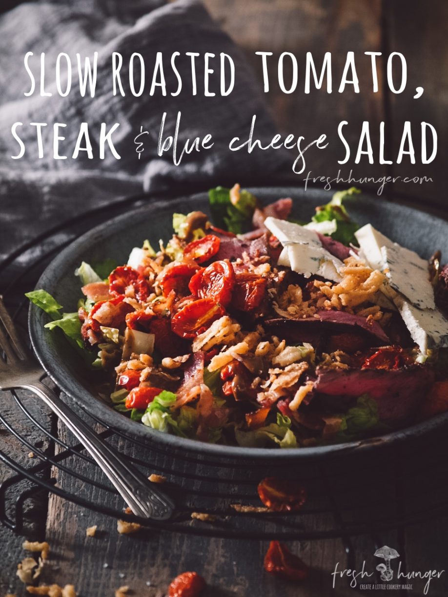 Slow Roasted Tomato, Beef & Blue Cheese Salad