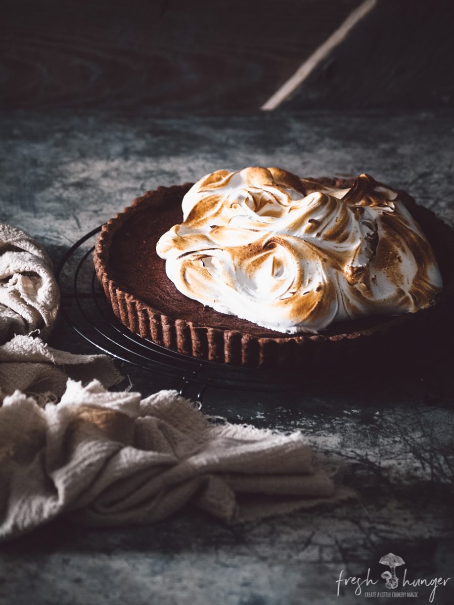 chocolate truffle meringue pie 