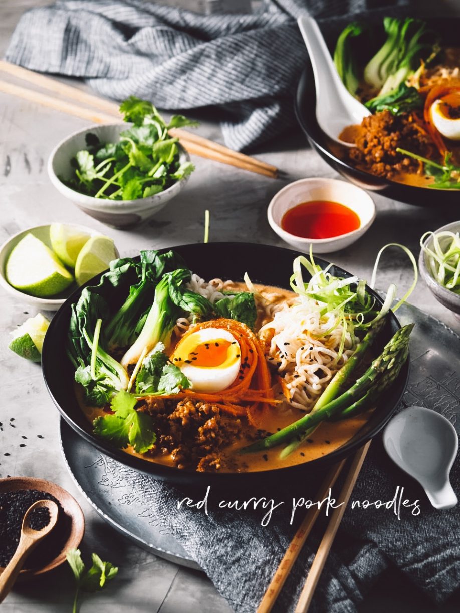 RED CURRY PORK NOODLES