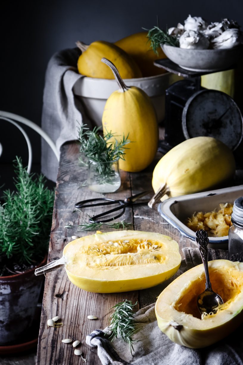 ROSEMARY BROWNED BUTTER SPAGHETTI SQUASH