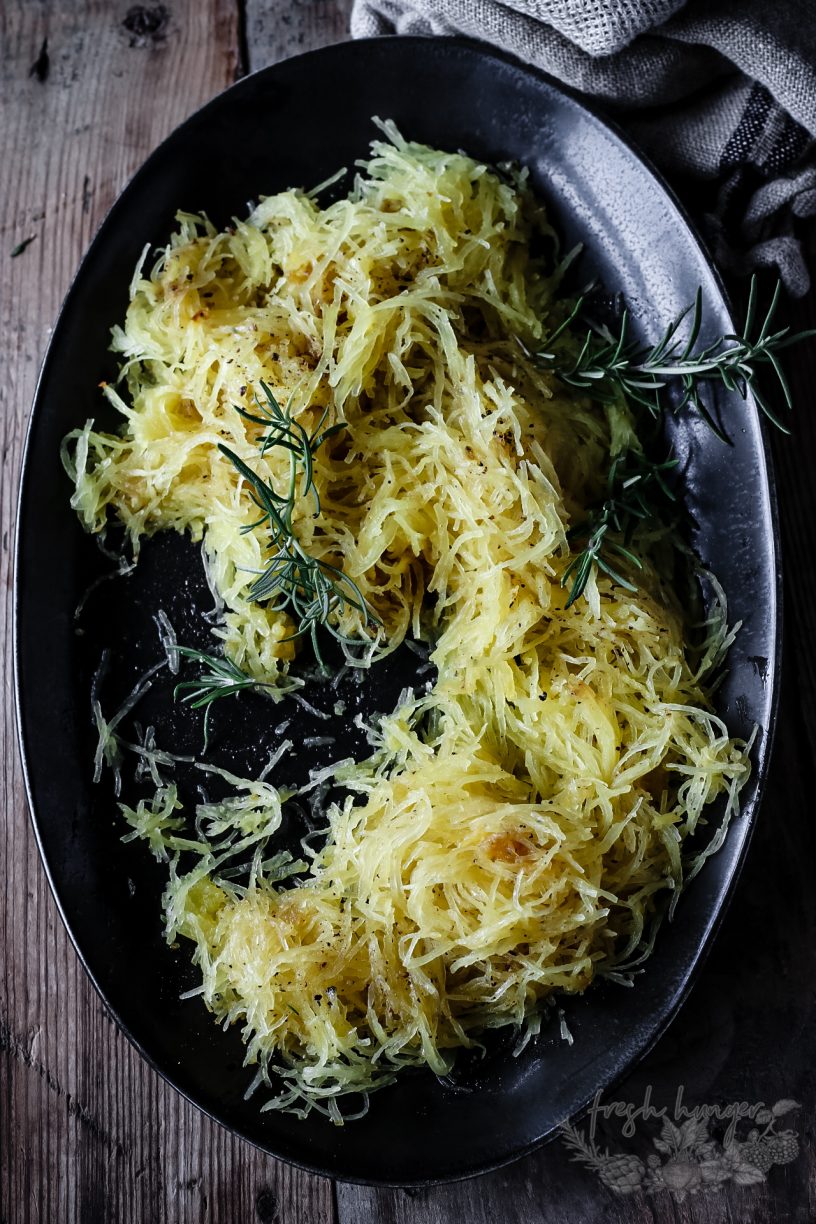 ROSEMARY BROWNED BUTTER SPAGHETTI SQUASH
