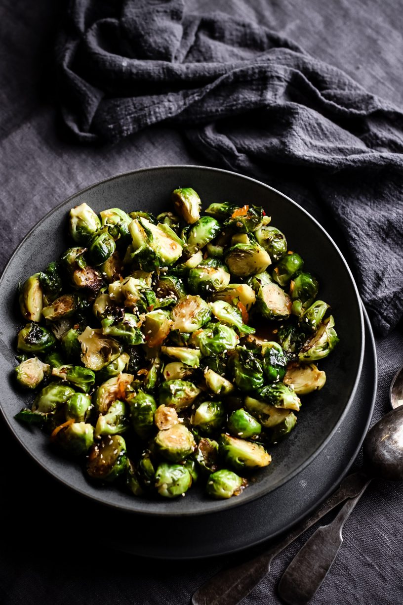 BROWNED BUTTER SOY MARMALADE BRUSSELS SPROUTS